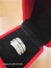 NORDSTROM Lady's Diamond Wedding Band 45 Diamonds 4.50 Carat T.W.